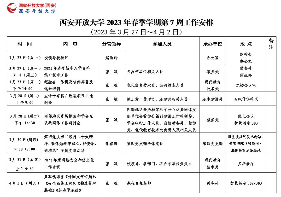 西安开放大学2023年春季学期第7周工作安排.jpg